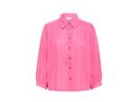 Langarmhemd KAFFE "Langarm - Hemd KAgabriela", Damen, Gr. 36, N-Gr, pink (pink power), Obermaterial: 100% Baumwolle CO., Hemden