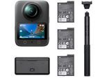DJI Action Cam "Osmo 360 Adventure Combo", dunkelgrau, B:6,1cm H:8,1cm T:3,63cm, Camcorder, 360-Kamera