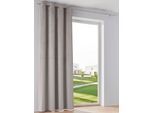 Vorhang HEINE HOME Gr. 2, grau, B:140cm H:175cm, Polyester, Gardinen, Vorhang