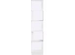 Wandregal HEINE HOME, weiß, B:40cm H:109cm T:21cm, MDF, Regale, Wandregal