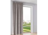 Vorhang HEINE HOME Gr. 4, grau, B:140cm H:245cm, Polyester, Gardinen, Vorhang
