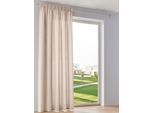 Vorhang HEINE HOME Gr. 2, beige, B:140cm H:175cm, Polyester, Gardinen, Vorhang