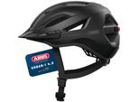Fahrradhelm ABUS "URBAN-I 4.0" Gr. L, schwarz (schwarz (velvet schwarz)), Helme, L/906 Kopfumfang: 57cm - 61cm