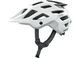 Mountainbikehelm ABUS "MOVENTOR 2.0" Gr. L, weiß (shiny weiß), Helme, L Kopfumfang: 57cm - 61cm