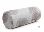 Nackenrolle DONE. "GINKGO", beige (beige, braun), Leinen, Polyester, Funktionskissen, Nackenrolle, Bedruckt