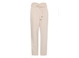 Stoffhose ICHI "Casual Hose IXCAISY", Damen, Gr. 40, N-Gr, beige (doeskin), Obermaterial: 72% Polyester PES. 24% Viskose CV. 4% Elasthan EL., Hosen Stoffhose