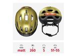 Fahrradhelm ABUS "URBAN-I 4.0 ACE" Gr. L, gold (gelb (honey gelb)), Helme, L/906 Kopfumfang: 57cm - 61cm