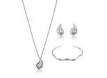 Schmuckset AMELIA PARKER "AS024S", silber, Schmuck_Sets, Damen, 45+6cm, Edelstahl, Schmuckset, 45+6 cm