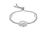 Armband AMELIA PARKER "AB015S", silber, Armbänder, Damen, 22,5cm adjustable, Edelstahl, Armband