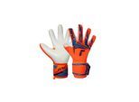 Torwarthandschuhe REUSCH "Attrakt Freegel Advance", Damen, Gr. 10.5, orange, blau, 32% Latex, 25% Polyester, 5% Polyamid, 35% Synthetik, Handschuhe, mit präzisem Schnitt