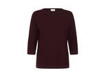 Strickpullover KAFFE "Strickpullover KAbirma", Damen, Gr. L, rot (fudge cc.), Obermaterial: 60% Viskose CV. 40% Baumwolle CO., Pullover Strickpullover