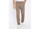 Chinohose MARCO DONATI, Herren, Gr. 24, Unterbauchgrößen, braun (sesam), 98% Baumwolle, 2% Elasthan, unifarben, Hosen Chinohose