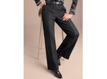 Webhose CREATION L PREMIUM, Damen, Gr. 24, Kurzgrößen, schwarz, meliert, 58% Viskose, 30% Wolle, 12% Polyester, unifarben, Hosen