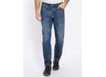 Bequeme Jeans MARCO DONATI, Herren, Gr. 24, Unterbauchgrößen, blau, stone, washed, 98% Baumwolle, 2% Elasthan, unifarben, lang, Jeans