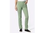 Bequeme Jeans CLASSIC BASICS, Damen, Gr. 24, Kurzgrößen, eucalyptus, 98% Baumwolle, 2% Elasthan, unifarben, lang, Jeans