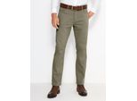 Chinos CLASSIC, Herren, Gr. 24, Unterbauchgrößen, grün (khaki), 97% Baumwolle, 3% Elasthan, unifarben, Hosen