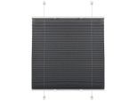 Boxxx Plissee , Hellgrau , Textil , Uni , 80x130 cm , Länge universell einstellbar , Heimtextilien, Vorhänge, Plissees