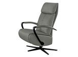 Relaxsessel W.SCHILLIG "rumbaa", grau (grau s37), B:73cm H:115cm T:84cm, Stoff S37 (100% Polyester): Luxus-Microfaser in Lederoptik, Sessel, Relaxsessel, wahlweise mit Doppelmotor, in Größen S, M & L, mit 5-Sternfuß