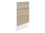 Unterschrank VCM "Blende Geschirrspüler Spülmaschine Front Esilo", braun (weiß, sonoma, eiche), Obermaterial: 100% Holz Wood., Möbelblenden, Unterschrank