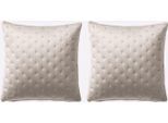 Kissenhülle HEINE HOME, beige (champagner, beige), B:40cm L:40cm, Polyester, 100% Polyester, Kissenbezüge, Kissenhülle