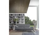 3,5-Sitzer CALIA ITALIA "Toby Wing, 228 cm breit, italienisches Designsofa, Megasofa", grau (grigio quebec), B:228cm H:90cm T:113cm, Synthetische Faser (100% Polyester), Sofas, 3 5-Sitzer, inkl. Sitztiefenverstellung und Armteilfunktion, Füße in Schwarz matt