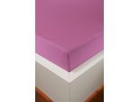 Spannbettlaken BELLANA "bellana Melone, 100% Baumwolle, Jersey, bügelfrei", pink, L:200cm, Mako-Jersey, Obermaterial: 100% Baumwolle, Bettlaken, Spannbettlaken, reine Baumwolle, Spannbetttuch für Matratzen bis 25cm Höhe