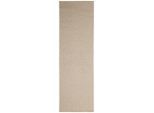 Novel Läufer Kenzy, Creme, Textil, Uni, rechteckig, 80x250 cm, ISO 9001, Bsci, Oeko-Tex® Standard 100, für Fußbodenheizung geeignet, in verschiedenen Größen erhältlich, pflegeleicht, leicht zusammenrollbar, Teppiche & Böden, Teppiche, Teppichläufer