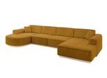 WOHNLANDSCHAFT ARRIO-U2 303x171x83 cm Currygelb