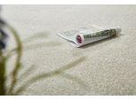 Teppichboden ANDIAMO "Portland, Velours, Gesamthöhe 11 mm, Made in Netherlands", beige (creme), B:400cm L:300cm, Kunstfaser, Teppiche, Uni Farben, Breite 400 cm, Wohnzimmer, strapazierfähig, pflegeleicht