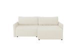 Möbelix , Beige , Textil , Füllung: Komfortschaum, Silikon , seitenverkehrt montierbar, L-Form , 228x146 cm , Made in EU , Rücken echt, Armteil links, Armteil rechts ,