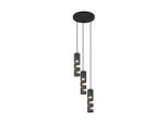 Trio Leuchten , Schwarz , Metall , 150 cm ,