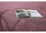 Teppichboden ANDIAMO "Portland, Velours, Gesamthöhe 11 mm, Made in Netherlands", rosa (altrosa), B:400cm L:300cm, Kunstfaser, Teppiche, Uni Farben, Breite 400 cm, Wohnzimmer, strapazierfähig, pflegeleicht