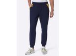 Schlupfhose CLASSIC, Herren, Gr. 24/25, Unterbauchgrößen, blau (marine), 100% Baumwolle, gemustert, mehrfarbig, unifarben, Hosen Schlupfhose