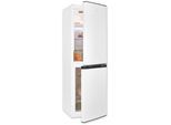 EXQUISIT Kühl-/Gefrierkombination "KGC195-65-NF-330E", Energieeffizienz: E, silber (weiß), B:48,5cm H:157,5cm T:60cm, Kühlschränke, 4-Sternefach, Kühl-/Gefrierkombination