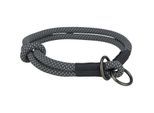 Trixie Soft Rope Zug-Stopp-Halsband schwarz S-M