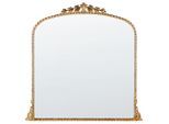 Beliani Wandspiegel, Gold, Metall, Quadratisch, 71x71x3 cm, Spiegel, Wandspiegel