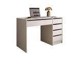 Lookway Schreibtisch, Kaschmir, Holzwerkstoff, 120x75x55 cm, Arbeitszimmer, Schreibtische, Bürotische