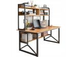 Schreibtisch,, Braun, Holzwerkstoff, 120x150x50 cm, Arbeitszimmer, Schreibtische, Bürotische