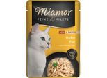 Miamor Feine Filets Nassfutter Katze Adult in Sauce Huhn 24x100 g