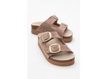 Harbor Wildleder Leder Two-Strap Sandale (Women)