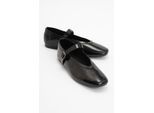 Matilda Leren Mary Jane Platte Schoenen