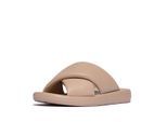 FitFlop Iqushion d-luxe padded leather cross slides