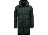 Local Fanatic Lange puffer winterjas met capuchon 3361