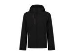 Regatta Heren Repeller gevoerd Soft Shell jack met capuchon (Zwart)