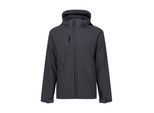Regatta Heren Repeller gevoerd Soft Shell jack met capuchon (Afdichting Grijs)