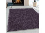 Muratap Monaco soft shaggy hoogpolig vloerkleed lila / 240x340 cm
