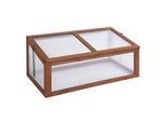 4goodz Houten kweekbak, mini kas 100 x 65 x 40 cm, broeikas