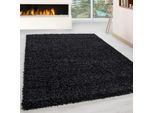 Muratap Basic shaggy vloerkleed antraciet hoogpolig- 240x340 cm