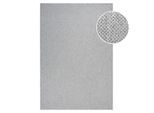 Muratap Lora plus laagpolig effen vloerkleed geweven design grijs- 160x230 cm