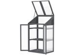 4goodz Outsunny mini kas van hout, 70 x 50 x 120 cm,